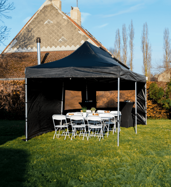 Pack garden party avec tonnelle et mobilier